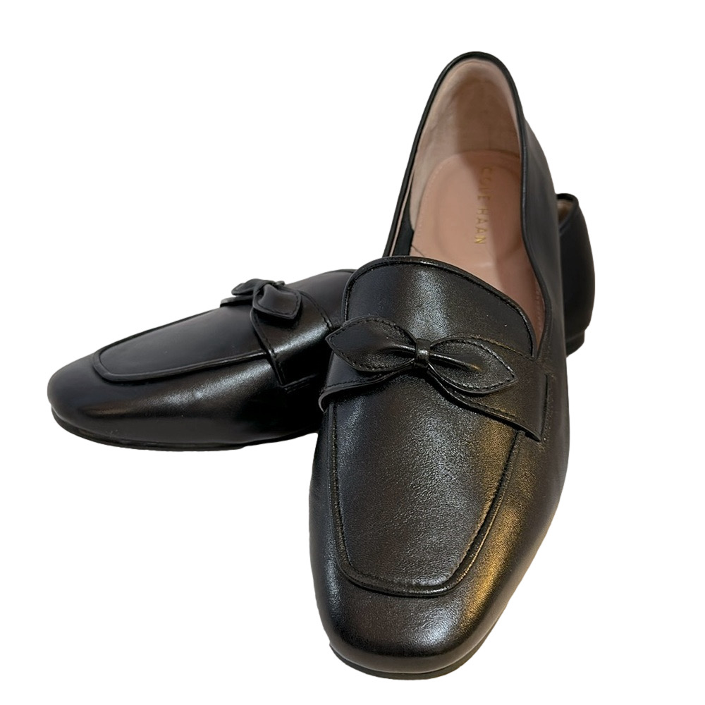 Cole Haan York Bow Leather Loafers Size 9.5 M - NWOT